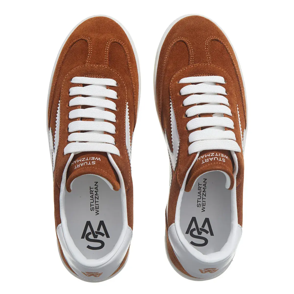 Wildleder-Sneaker mit niedrigem Schaft
