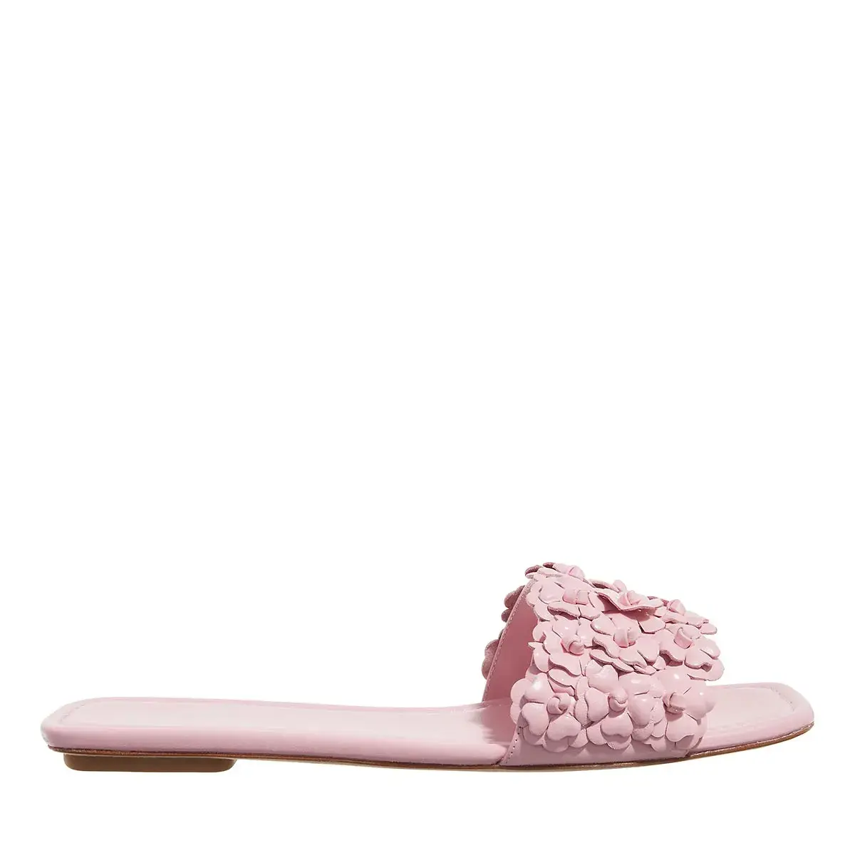 Slide Sandalen mit floralen Applikationen