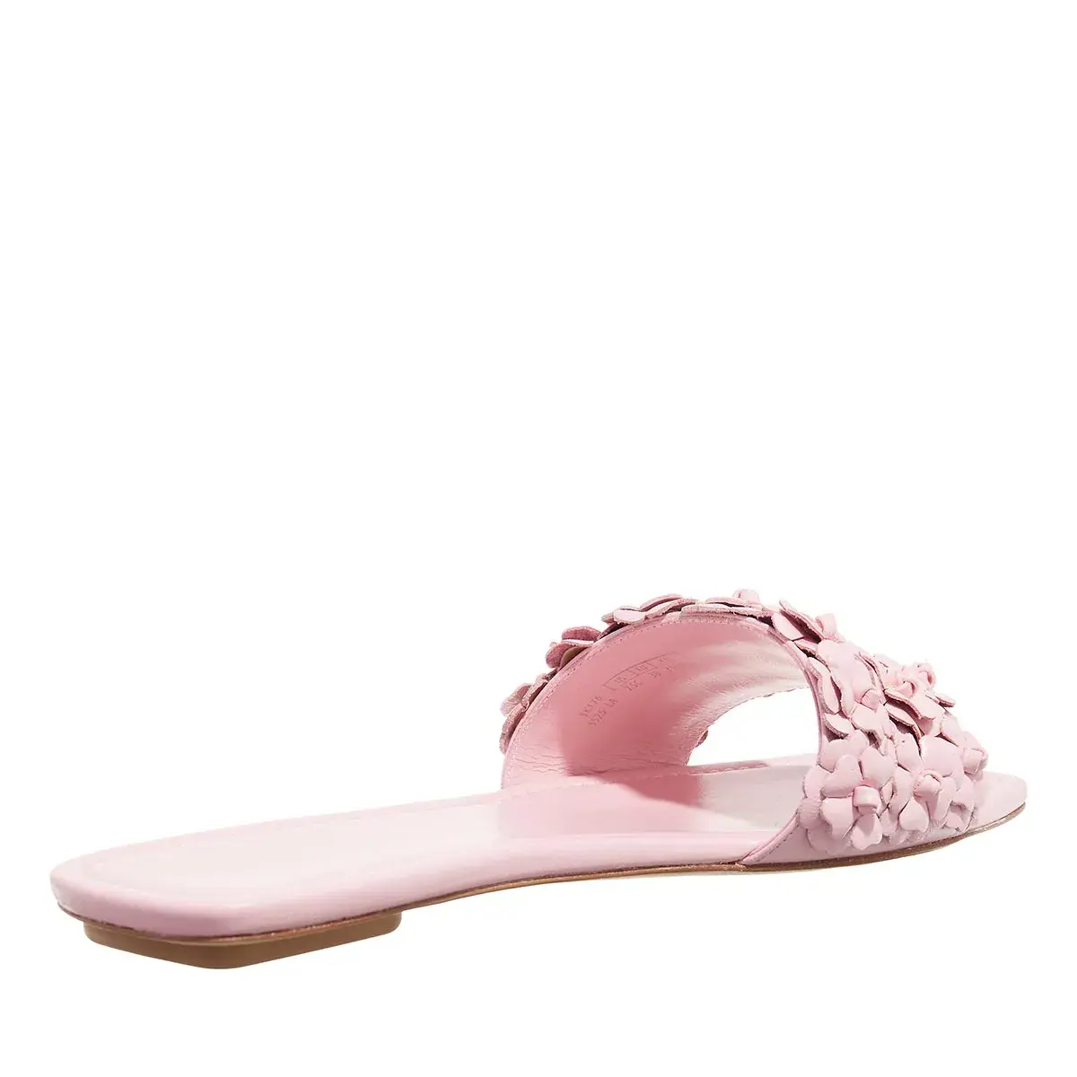 Slide Sandalen mit floralen Applikationen