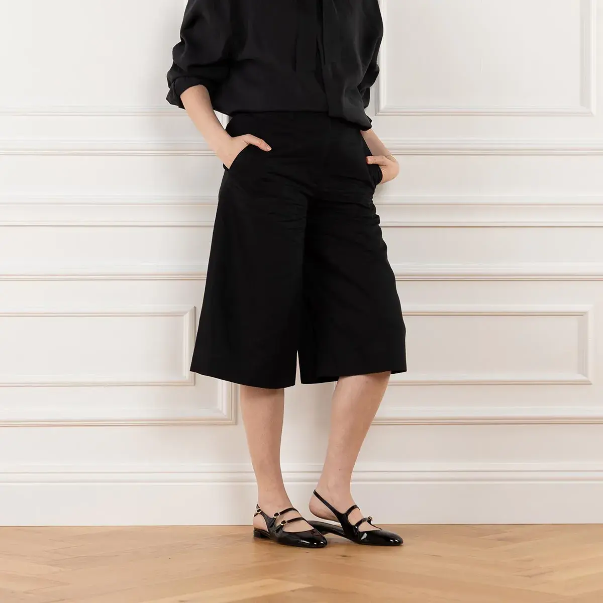 Slingback Mary Janes aus Lackleder