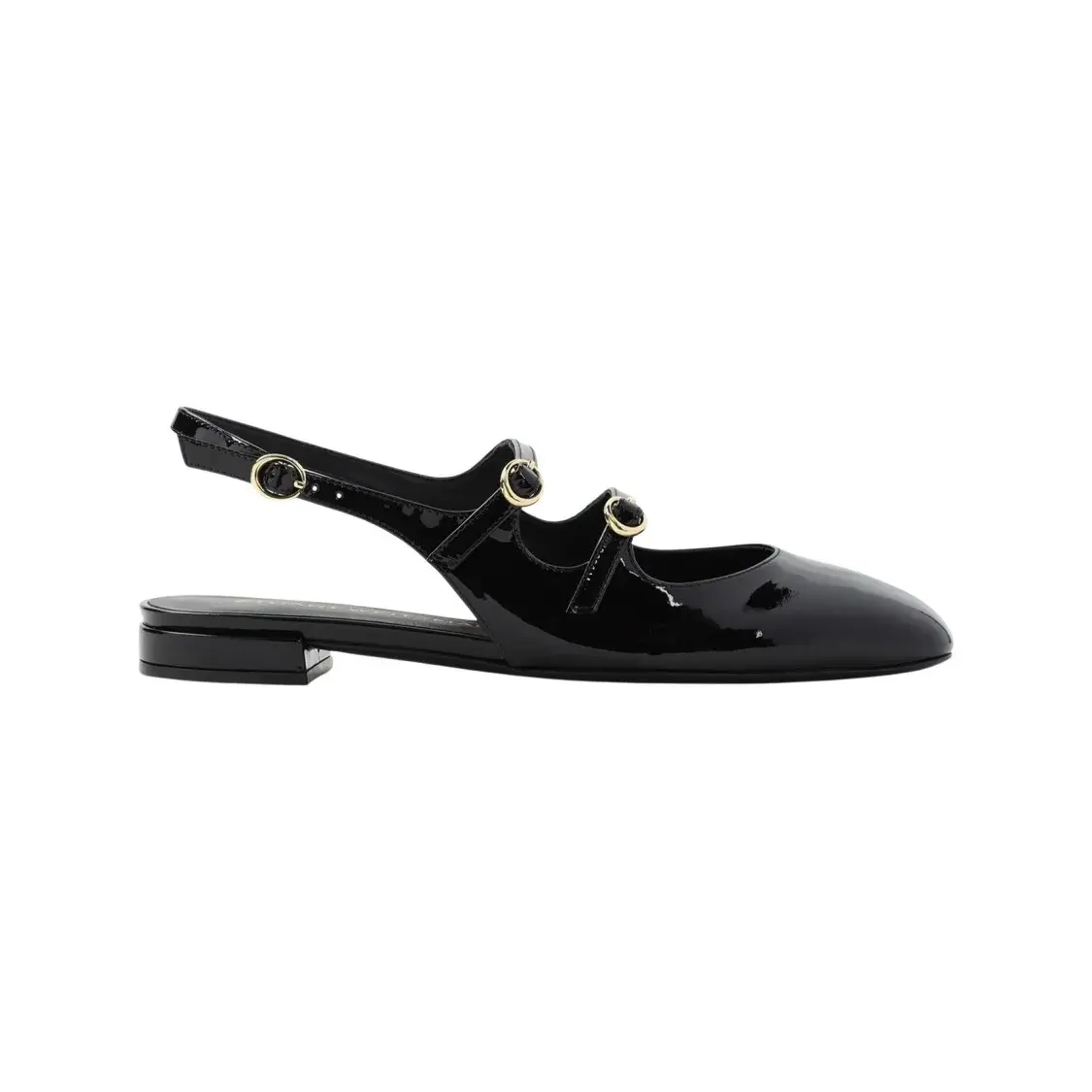 Slingback Mary Janes aus Lackleder