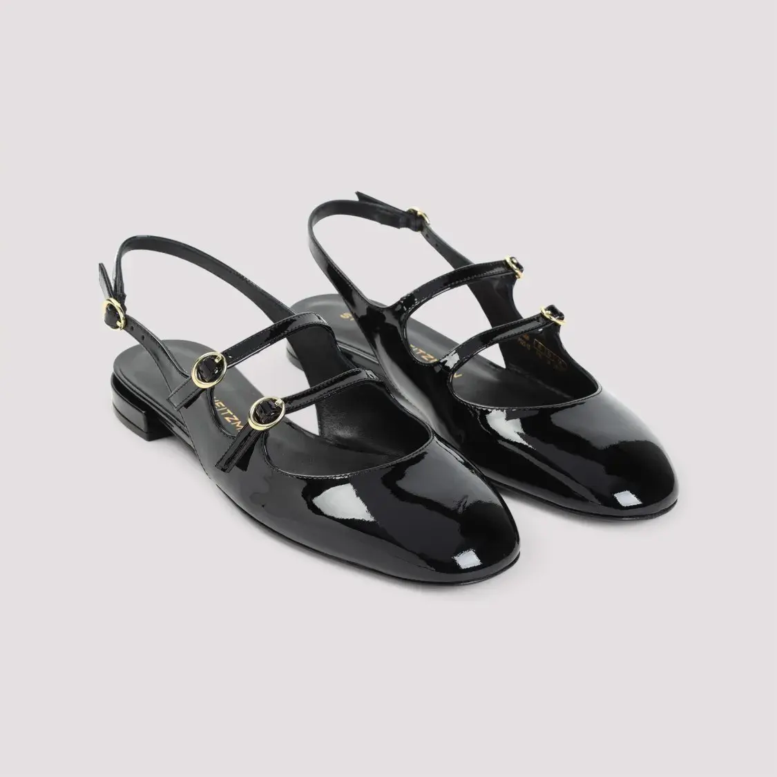 Slingback Mary Janes aus Lackleder