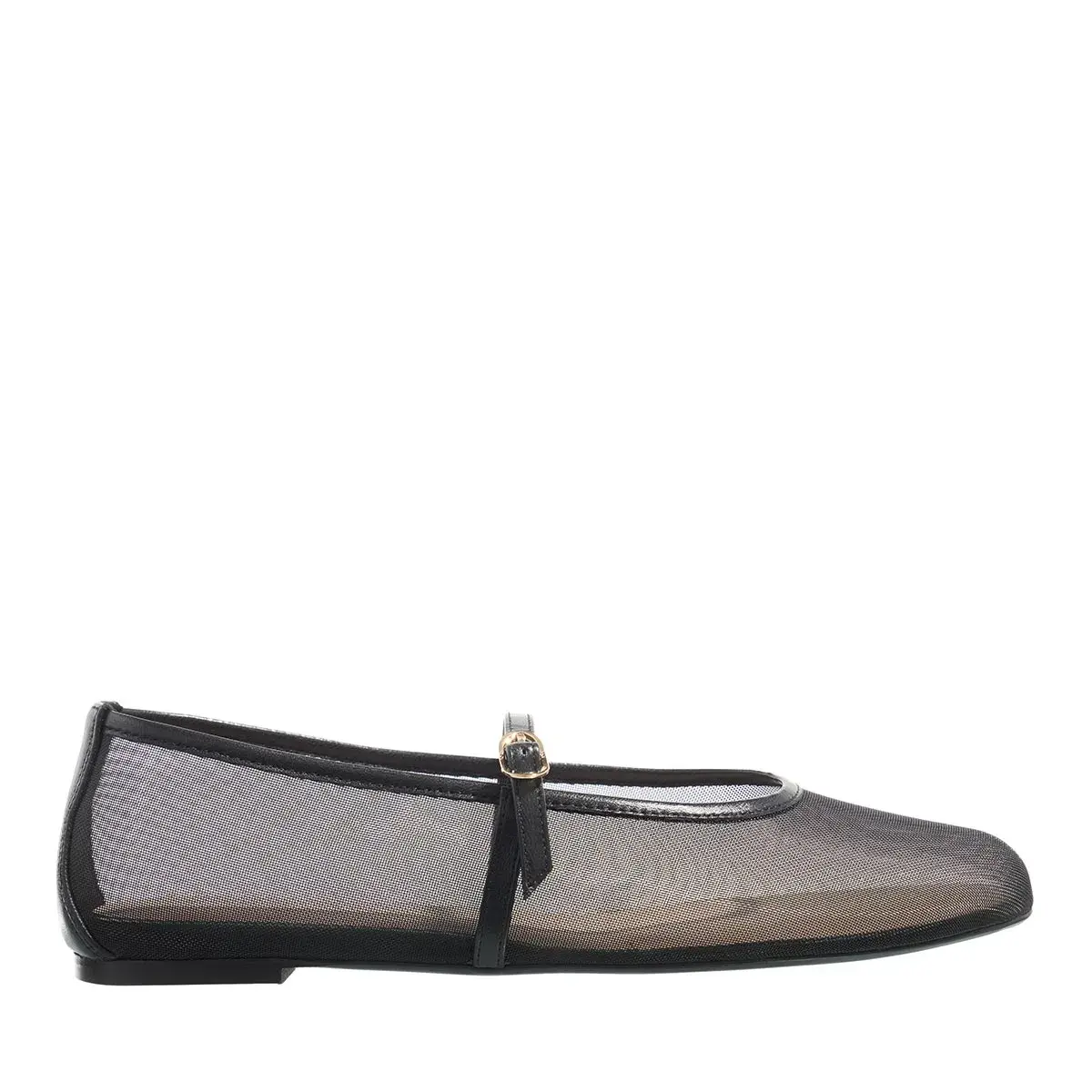 Mesh Mary Jane Ballerinas