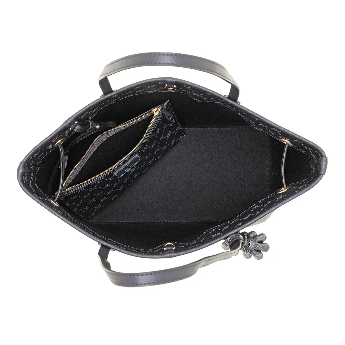 Bedruckte Tragetasche mit Pochette