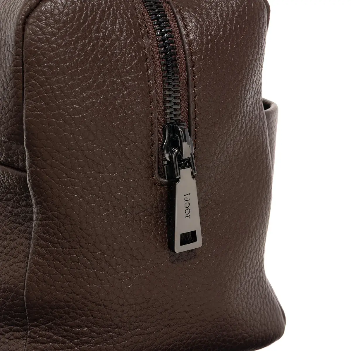 Waschbeutel Kosmetiktasche aus genarbtem Leder
