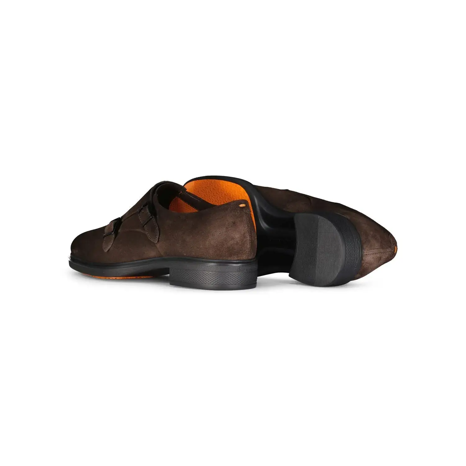 Wildleder Doppel-Monk-Riemen Slipper