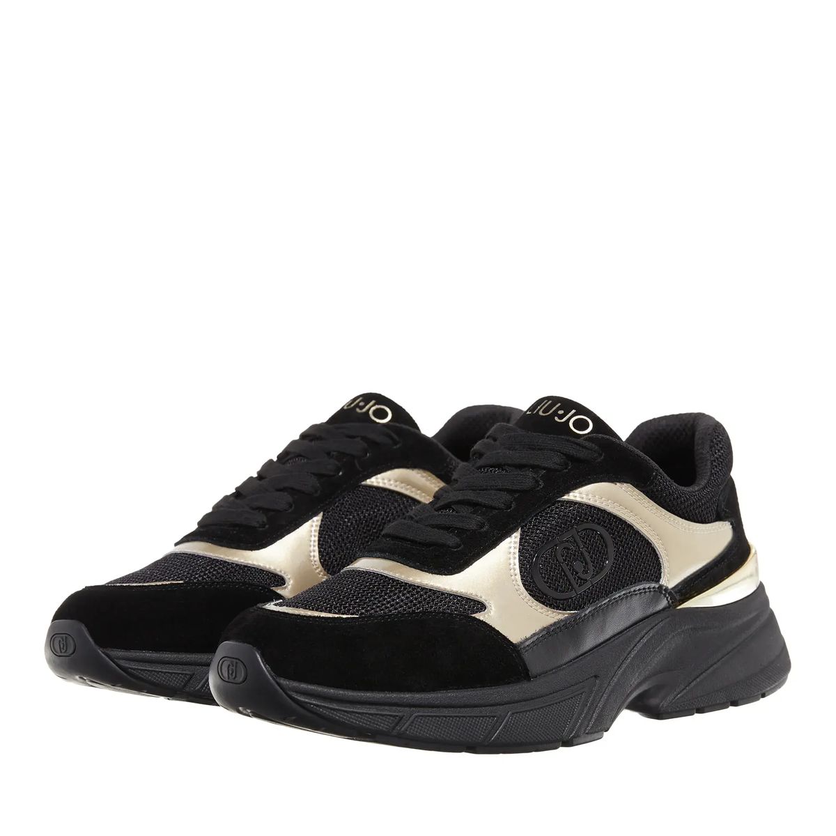 Metallic-Besatz Klobige Sohle Sneaker