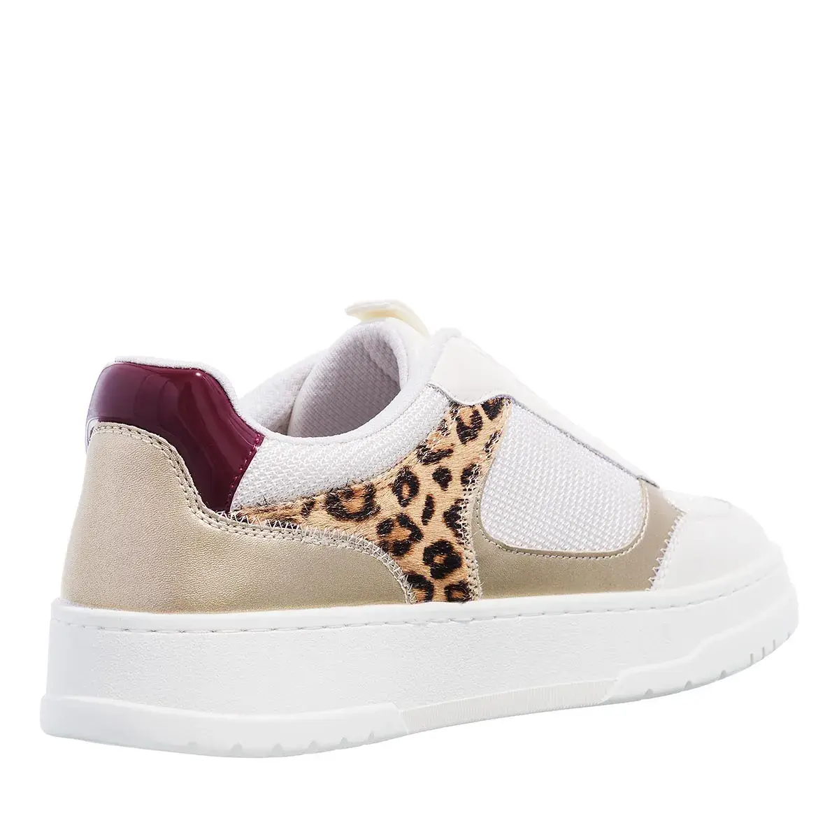 Low-Top Sneaker mit Leopardenmuster