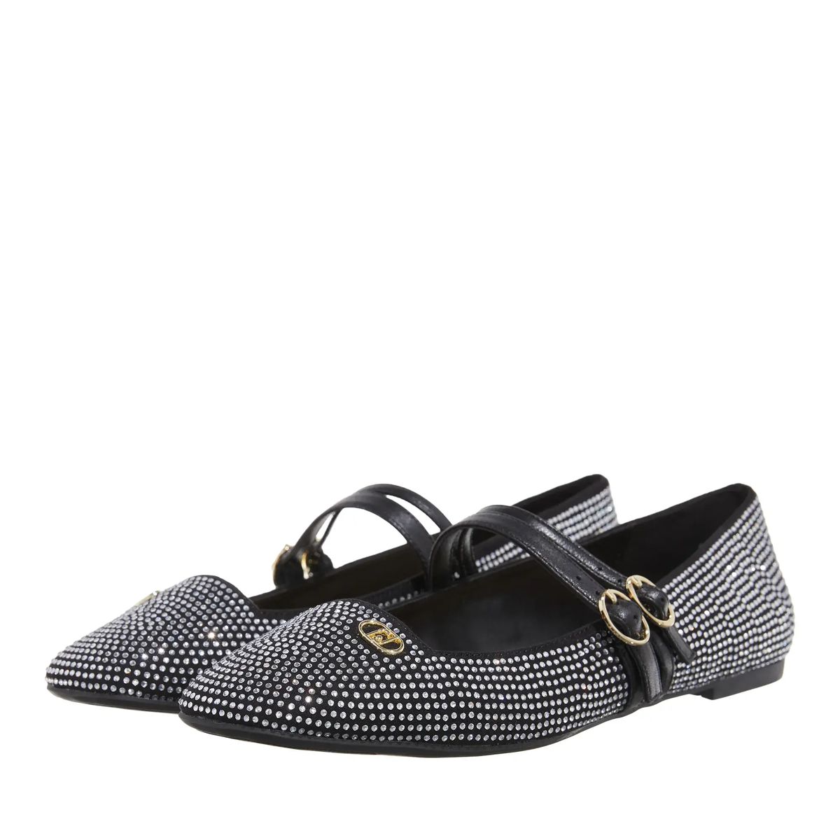 Verzierte Mary Jane Ballerina Schuhe