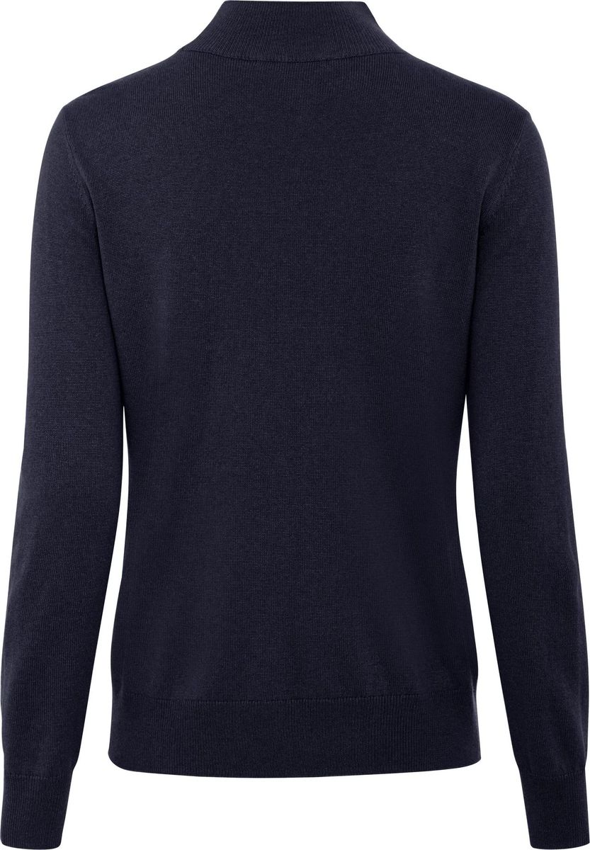 GALERIA Seide-Kaschmir Pullover "Rom", Stehkragen, für Damen, blau, 38