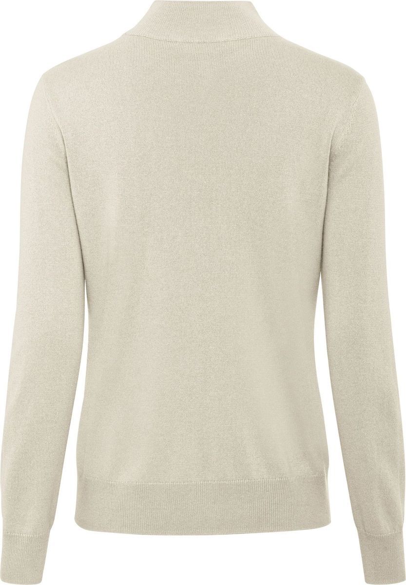 GALERIA Seide-Kaschmir Pullover "Rom", Stehkragen, für Damen, weiß, 38