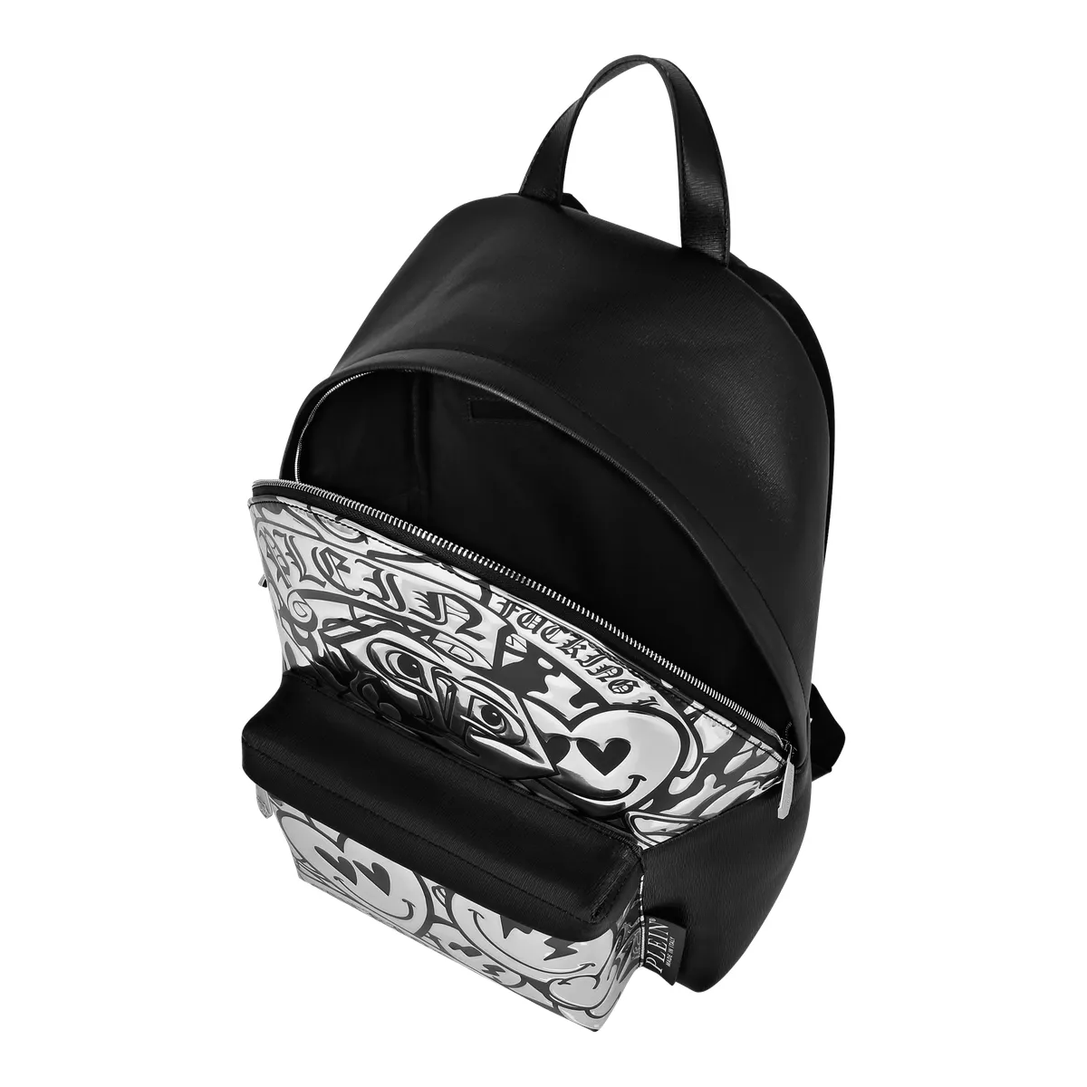 Rucksack aus geprägtem Graffiti-Kunstleder