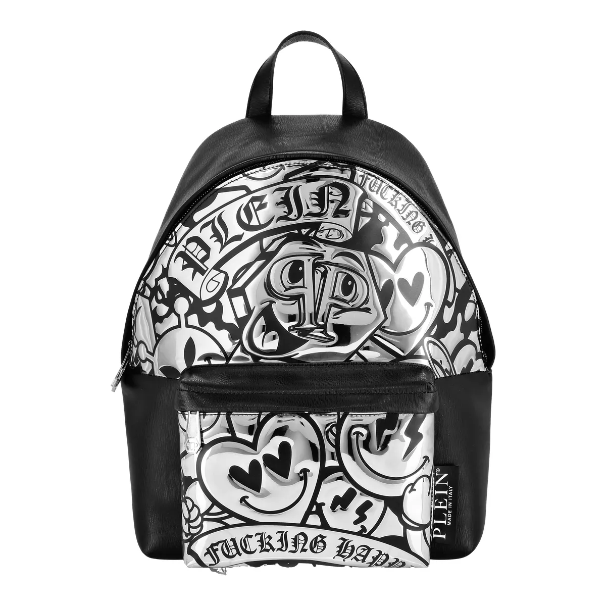 Rucksack aus geprägtem Graffiti-Kunstleder