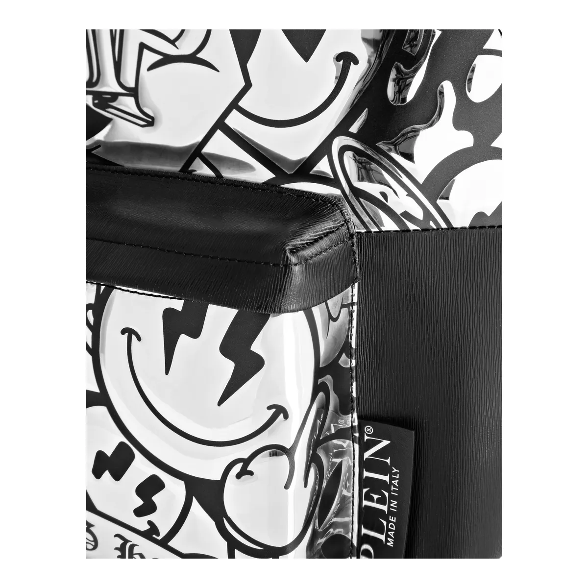 Rucksack aus geprägtem Graffiti-Kunstleder