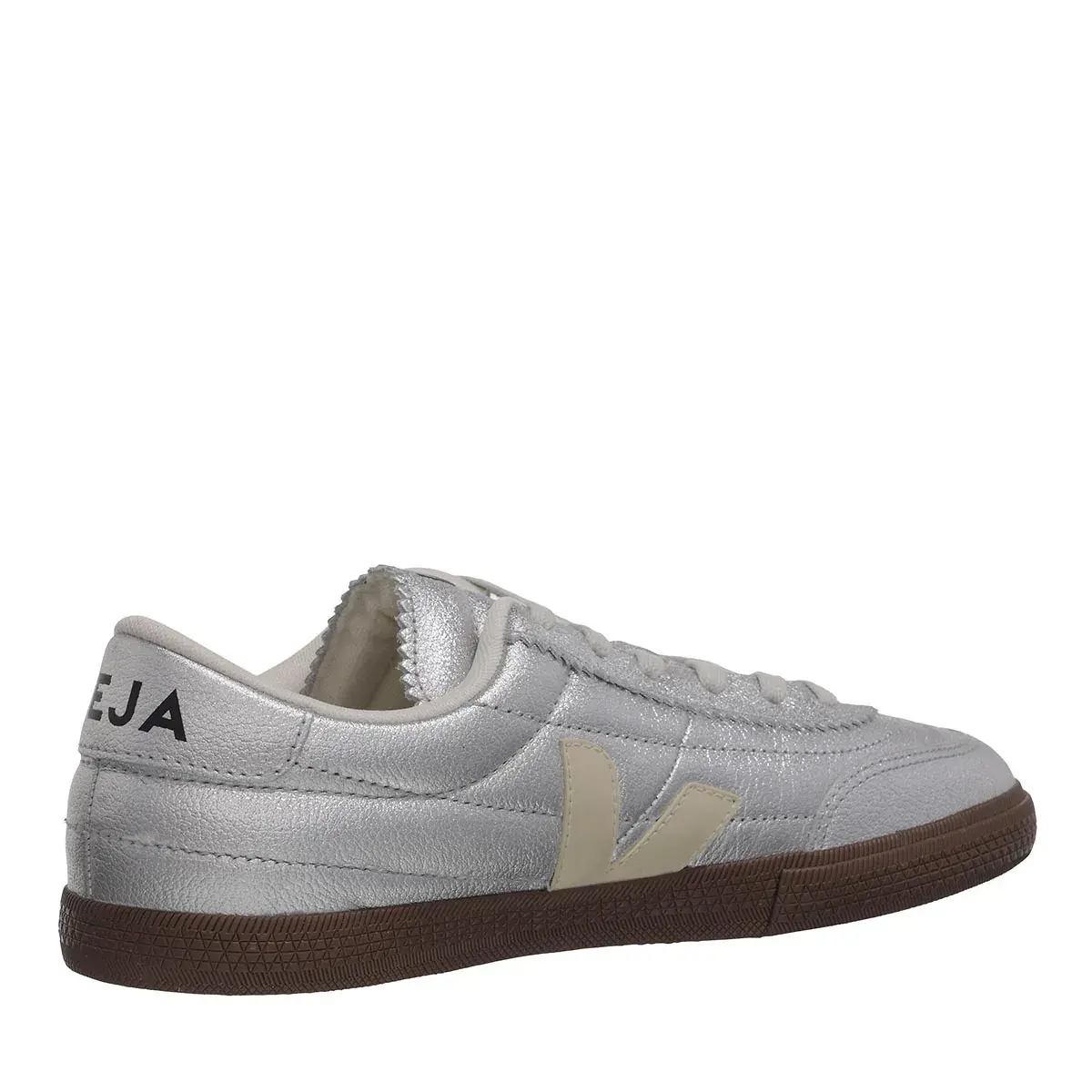 Retro-inspirierte silberne Panenka-Sneakers