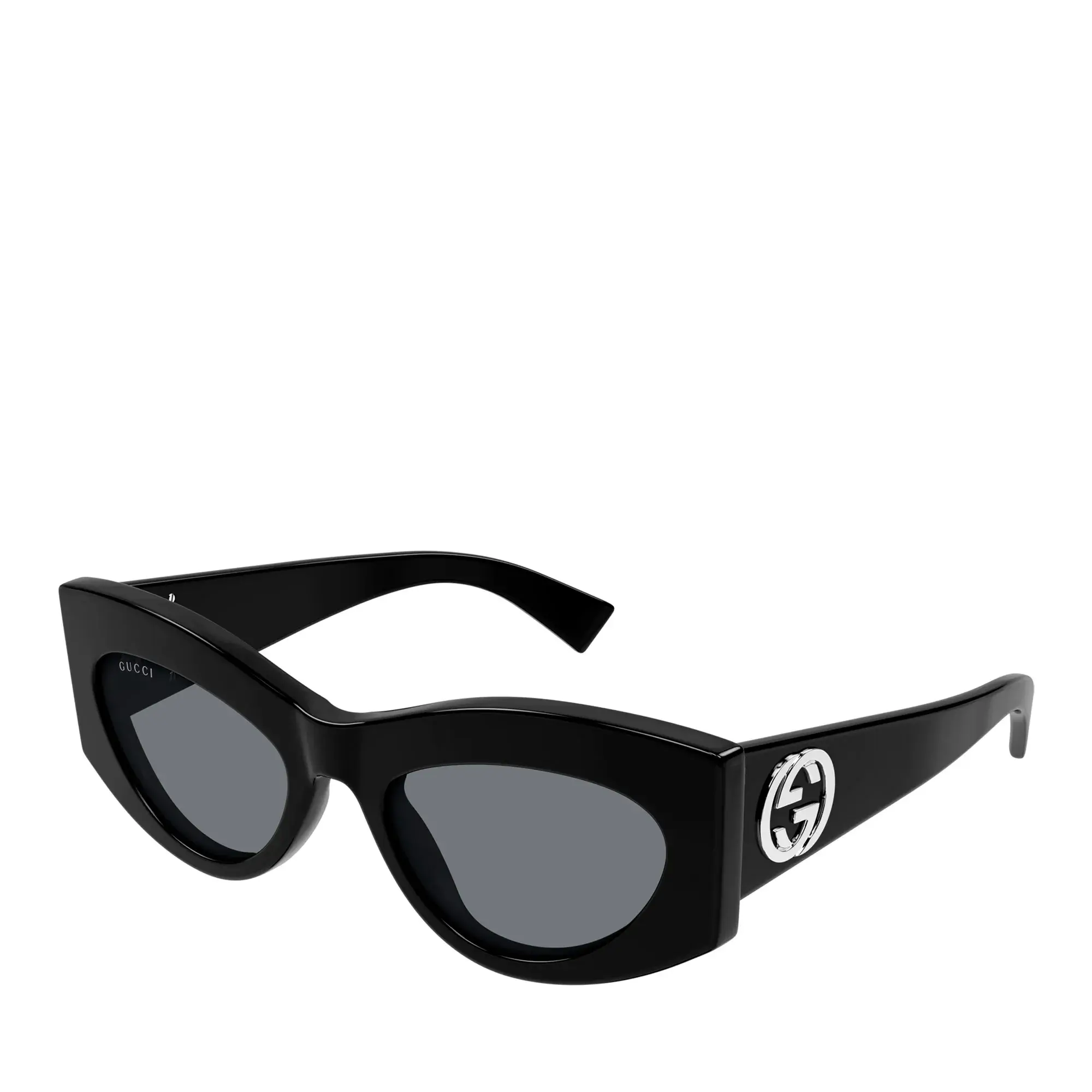 Ovale Sonnenbrille mit dickem Rahmen