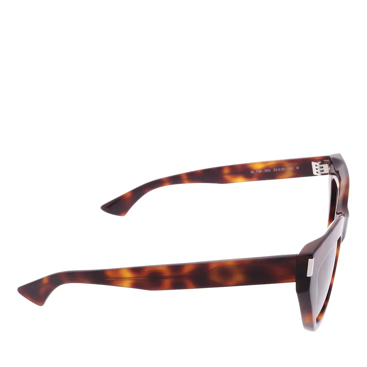 Eckige Schildpatt Cat-Eye Sonnenbrille