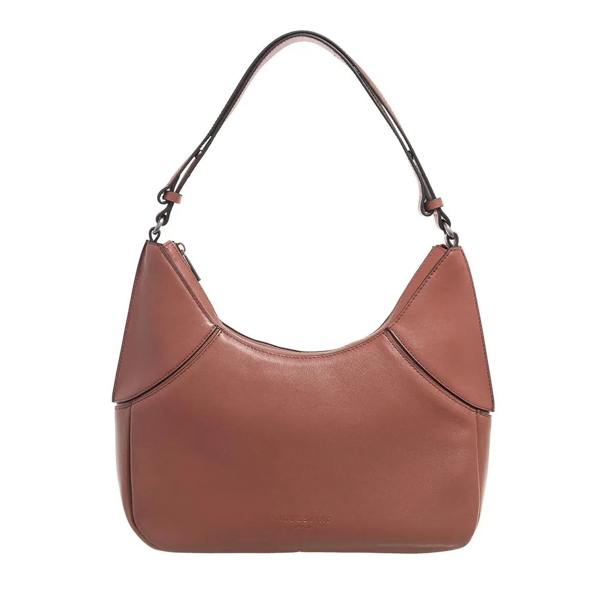 Klassische Hobo-Tasche aus Leder