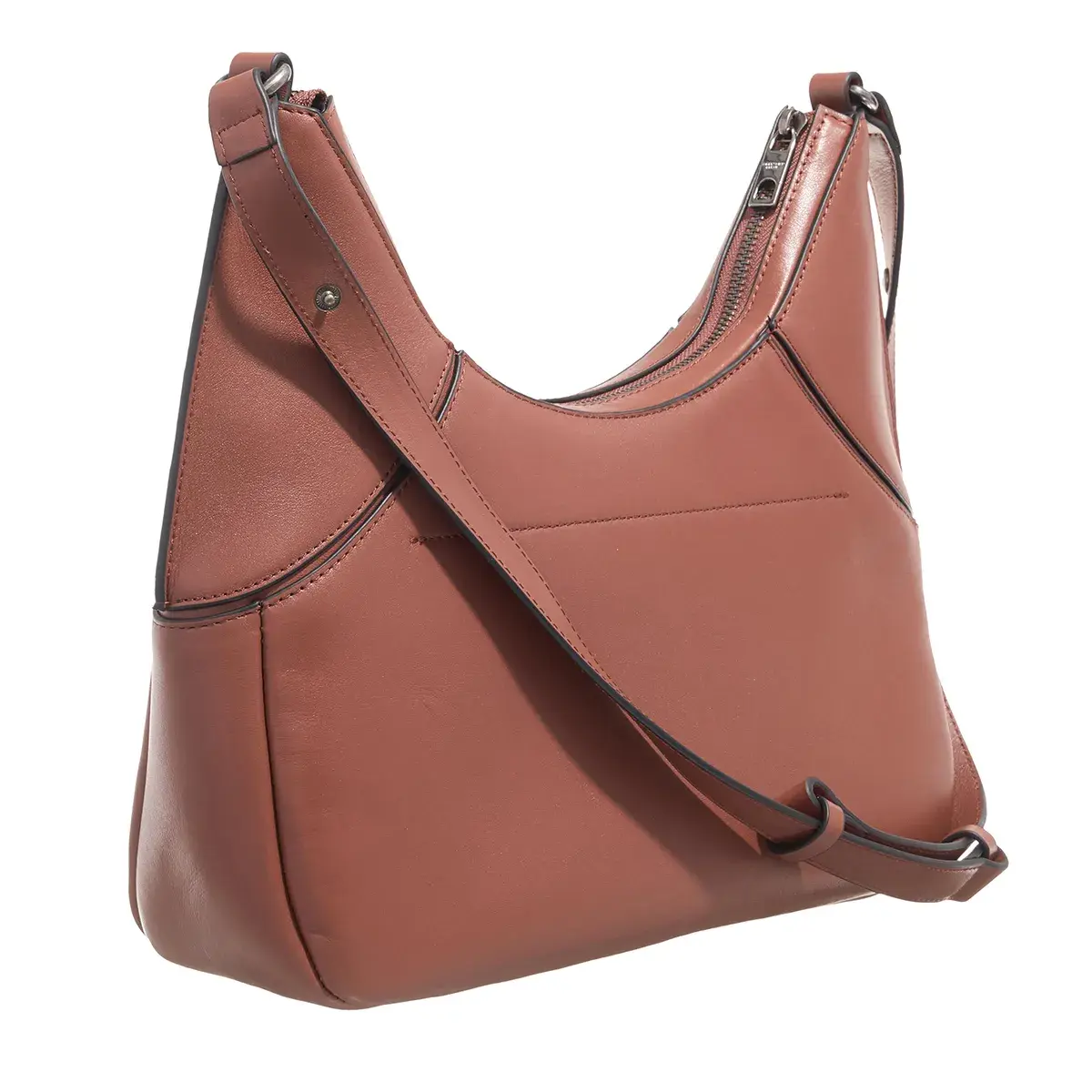 Klassische Hobo-Tasche aus Leder