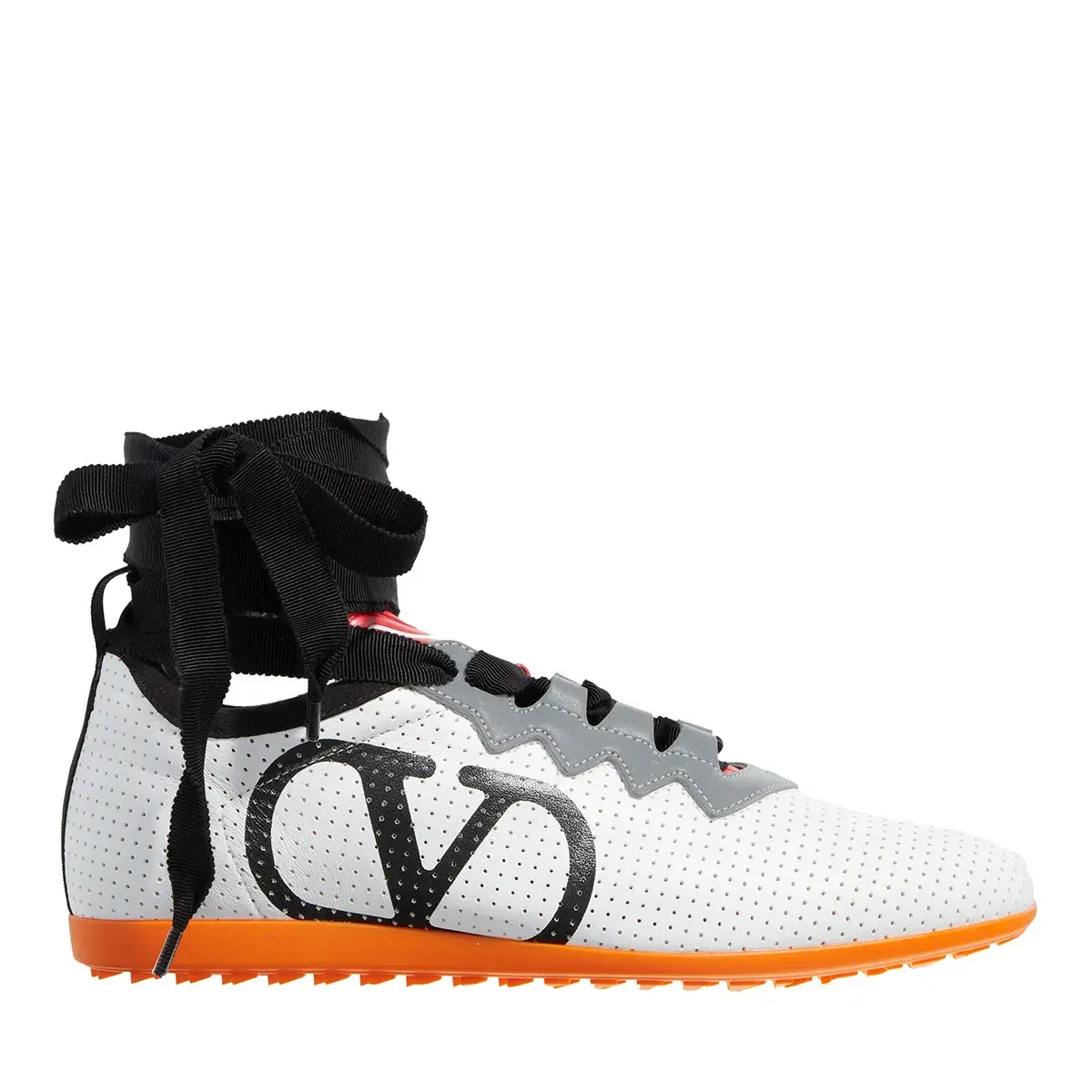 V-Logo High-Top Socken-Sneakers