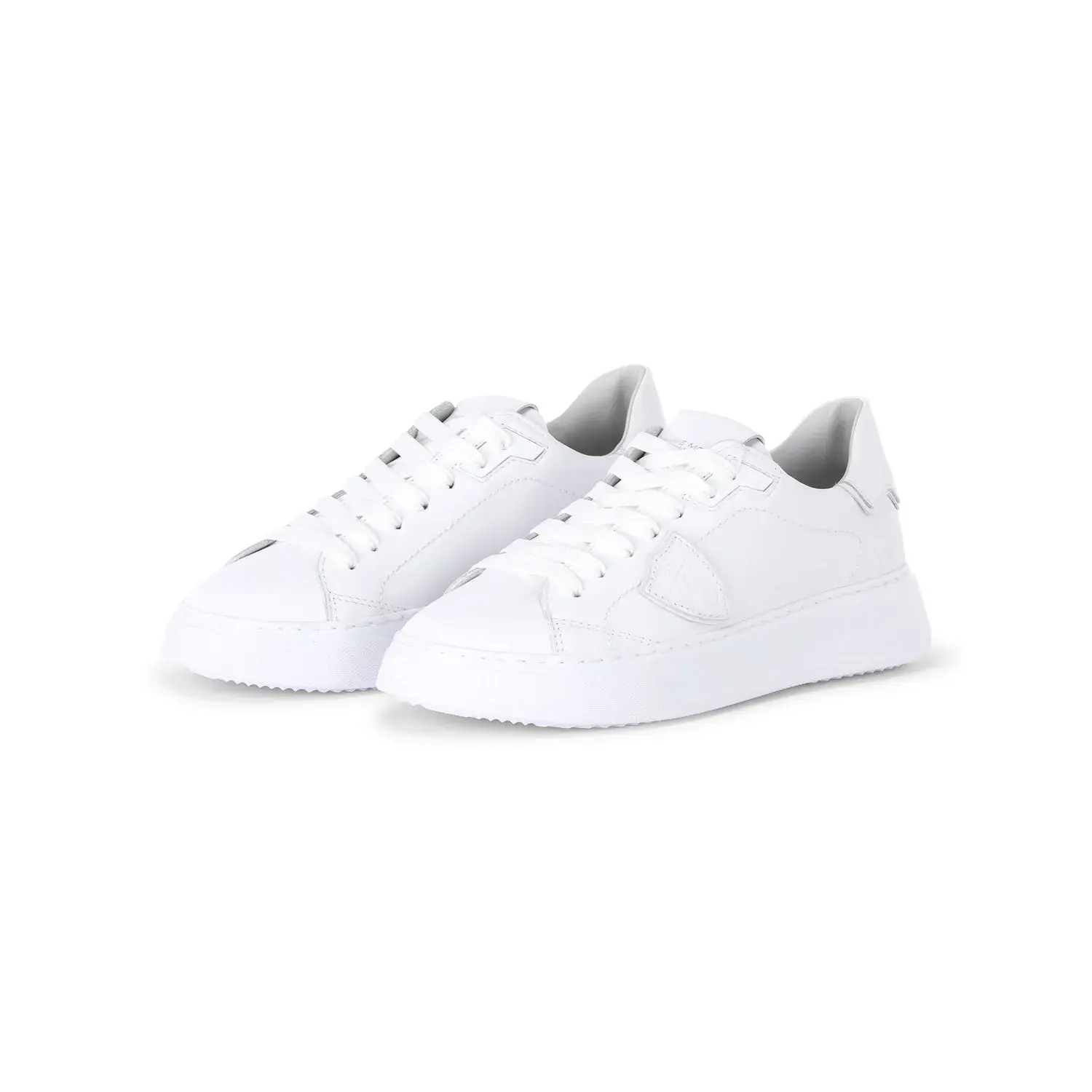 Minimalistische Leder Low-Top Sneakers