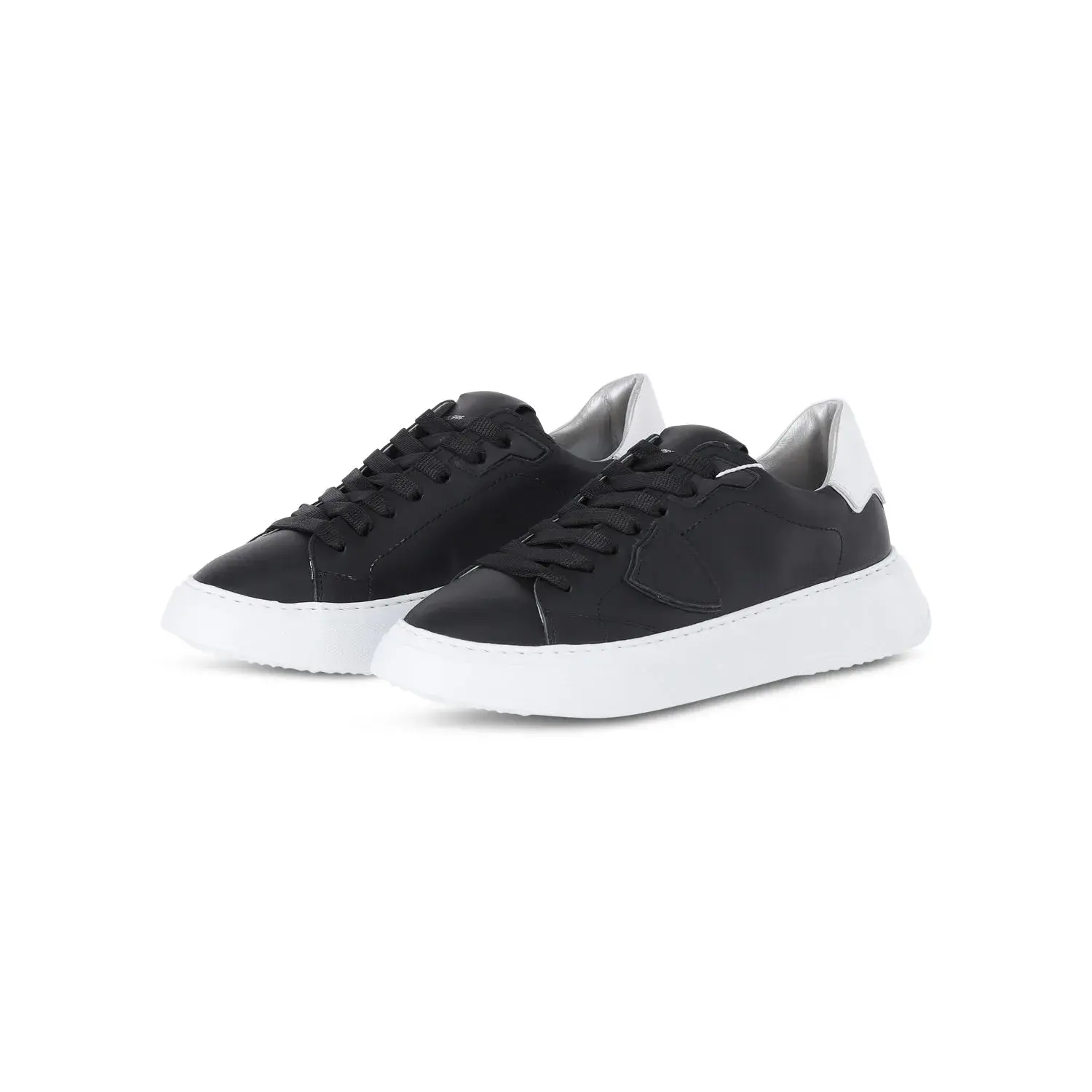 Minimalistische Leder Low-Top Sneakers