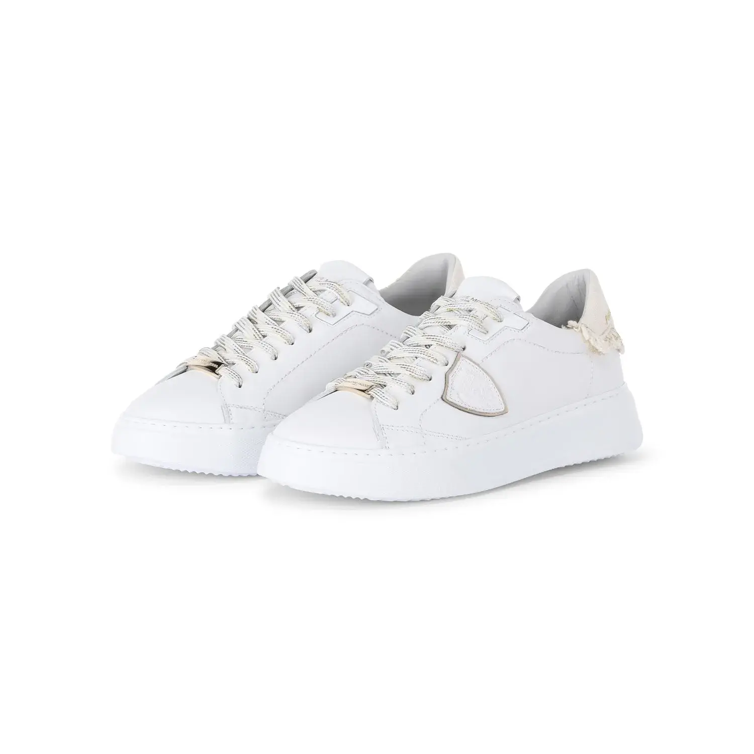 Minimalistische Leder Low-Top Sneakers