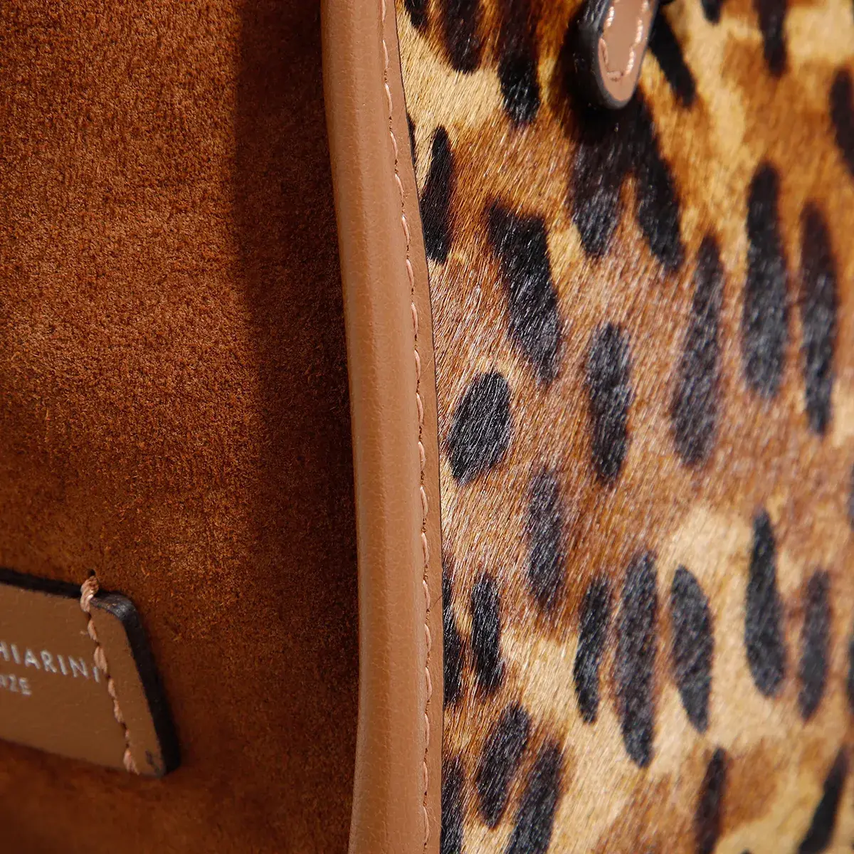 Mini-Tragetasche mit Leopardenmuster