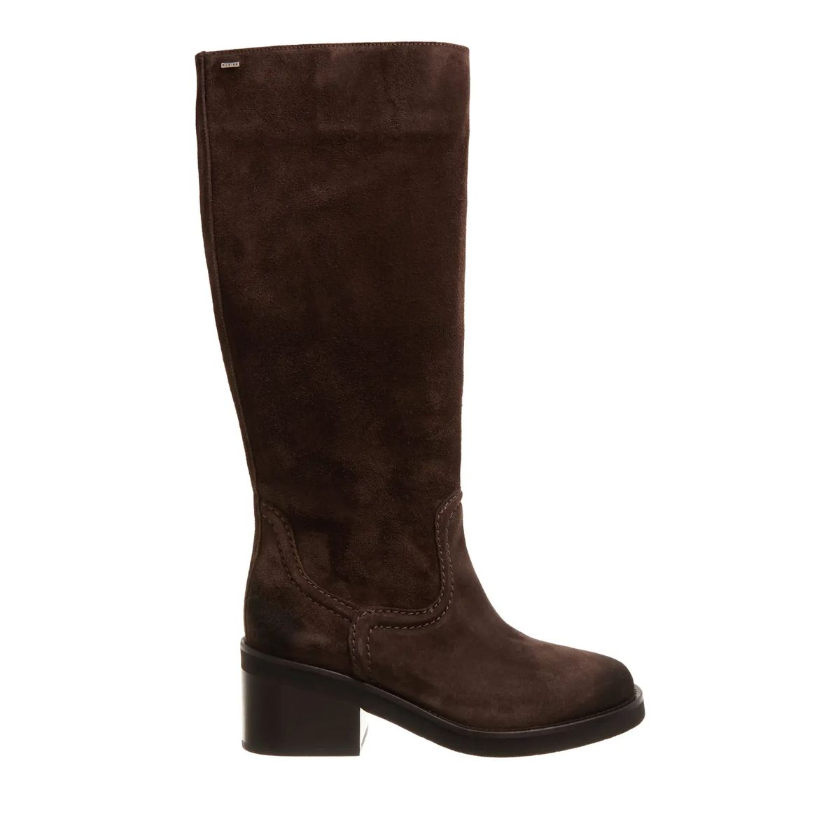 Wildleder Kniehohe Stiefel mit Absatz für Damen