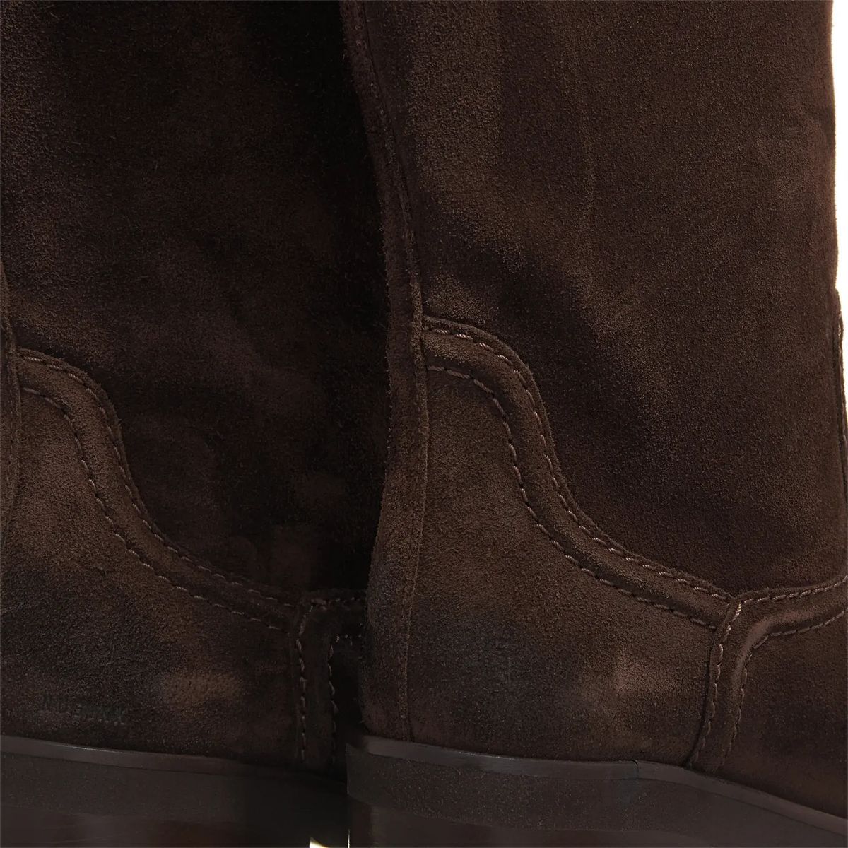 Wildleder Kniehohe Stiefel mit Absatz für Damen