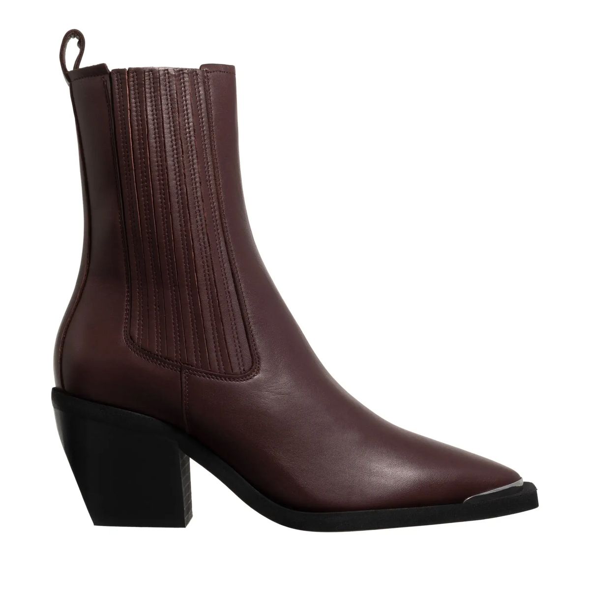 Stiefeletten mit Absatz im Western-Stil