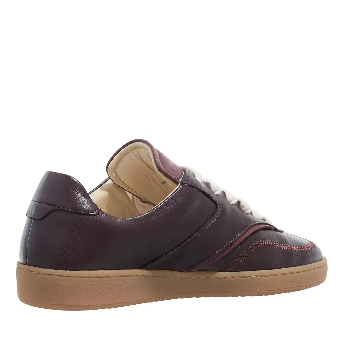 Leder-Sneaker mit niedrigem Schaft