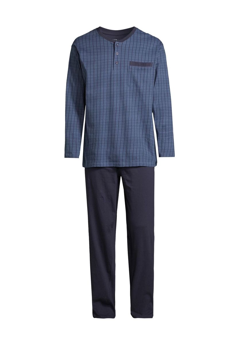 Herren Schlafanzug Set aus karierter Baumwolle