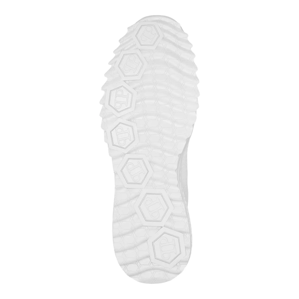 Weißer Runner Hexagon Low-Top Sneaker