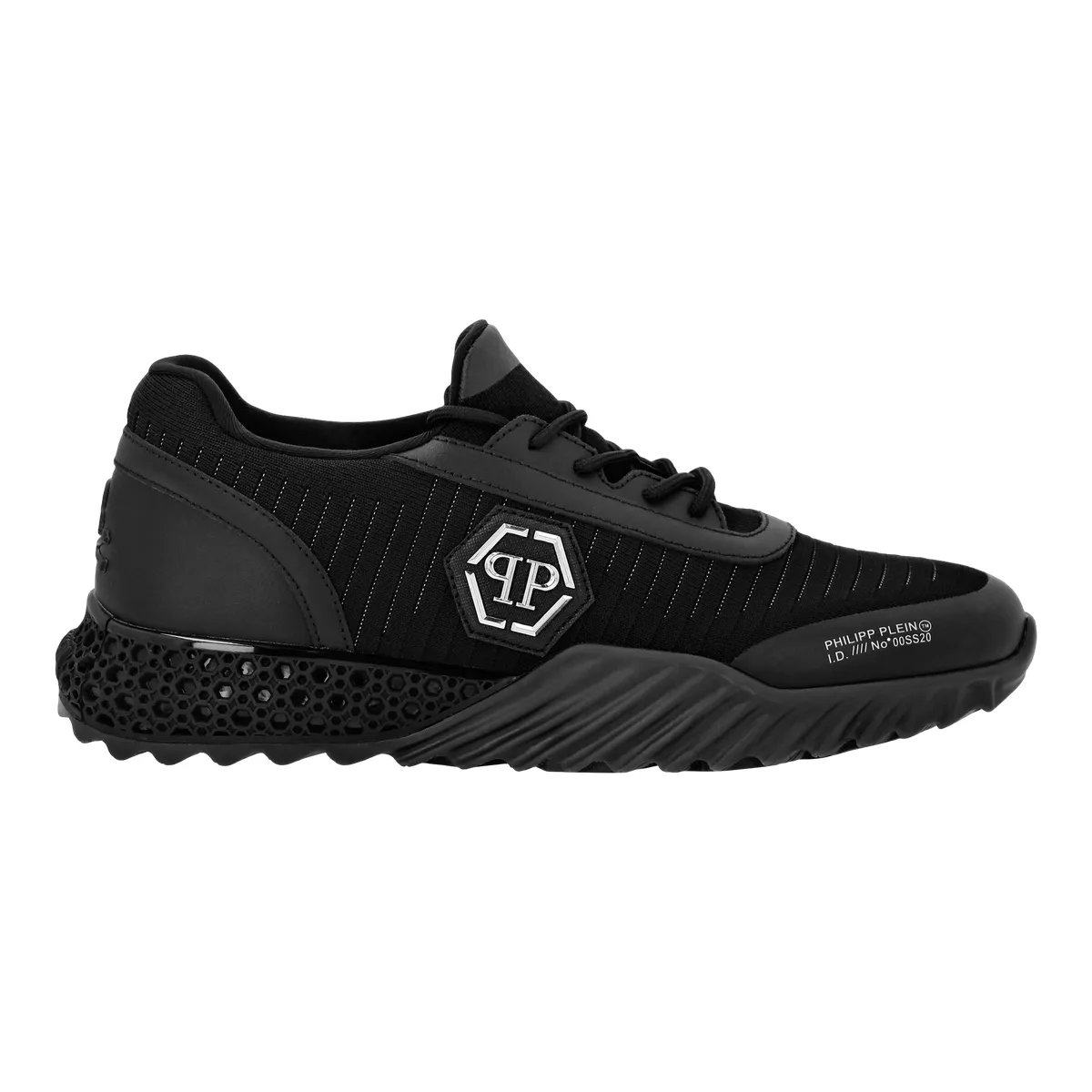 Runner Sneaker mit Hexagon-Detail