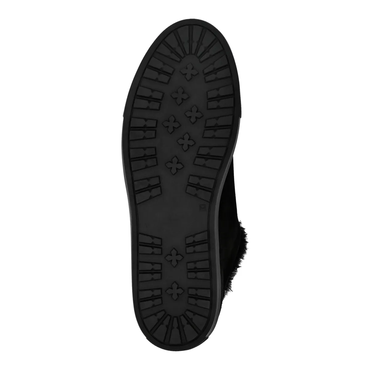 Low-Top-Sneaker mit Shearling-Besatz
