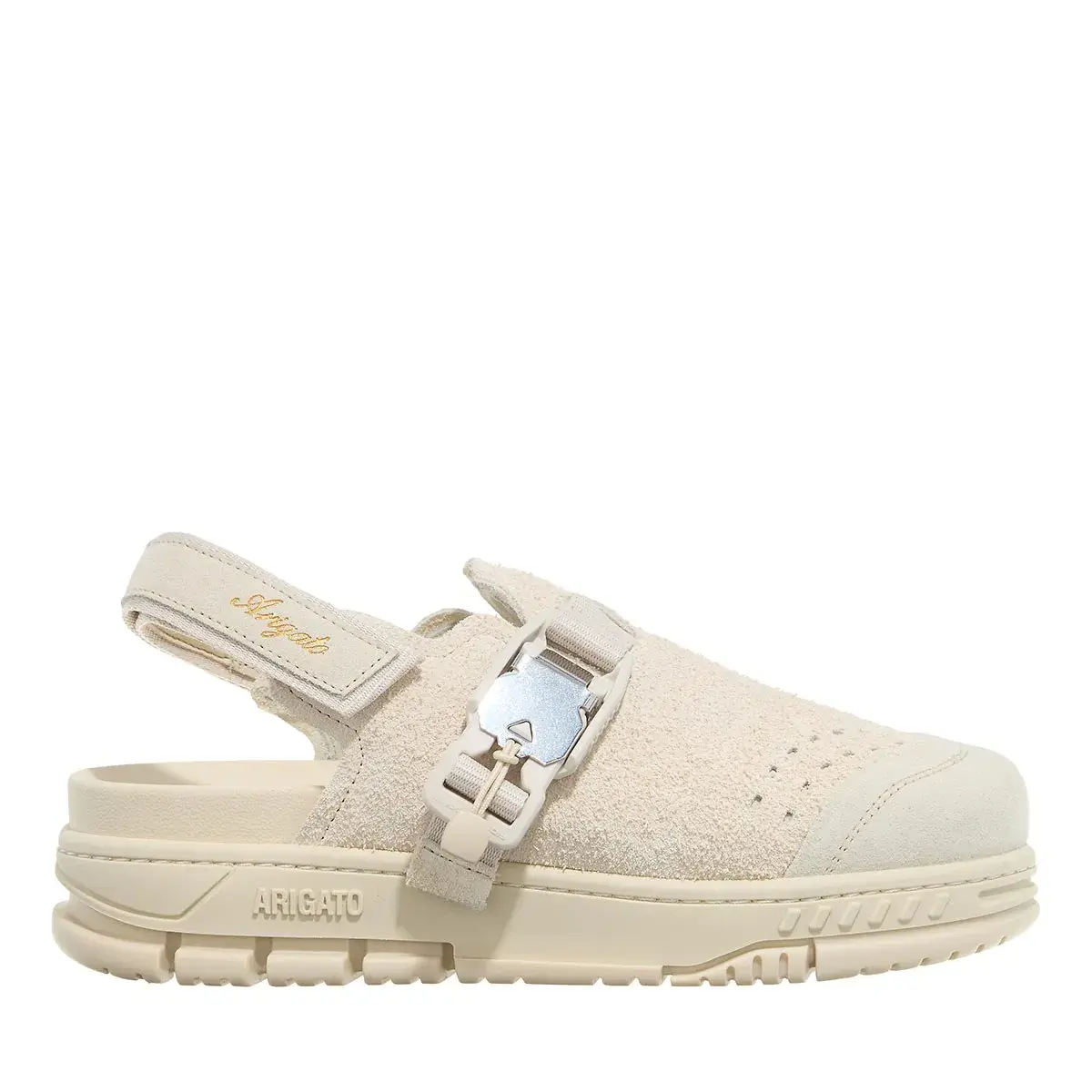 Sandalen-Clog mit Schnalle und Slingback