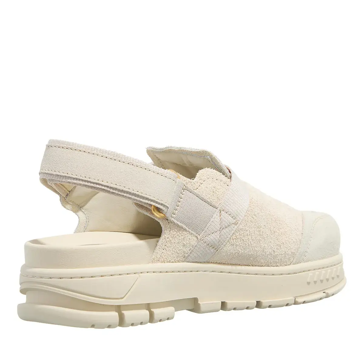 Sandalen-Clog mit Schnalle und Slingback