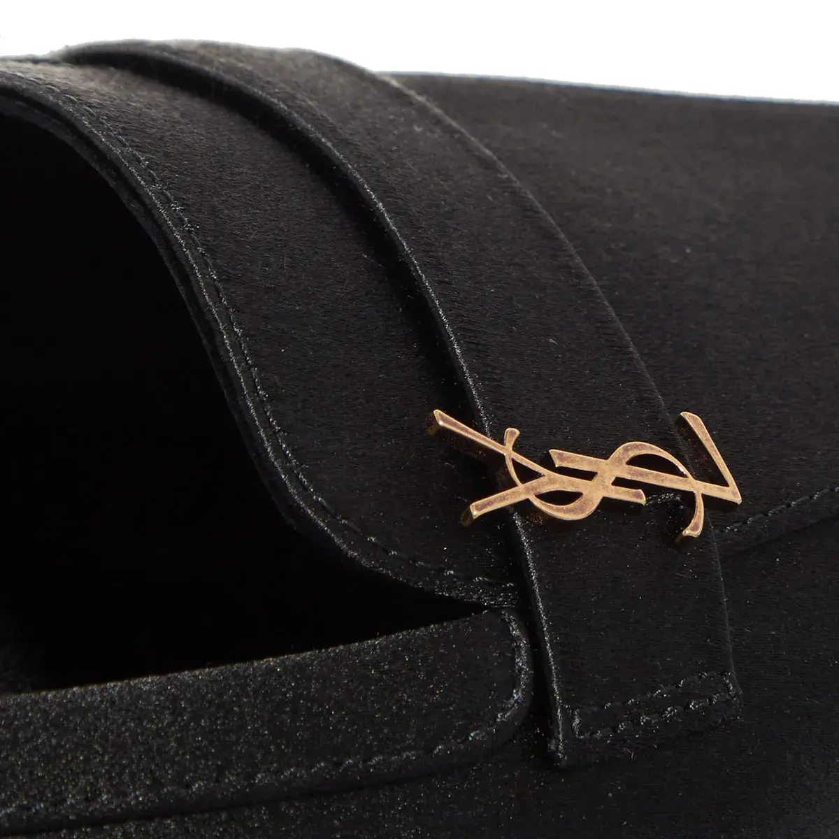 Elegante schwarze Ballerina-Loafer mit spitzer Zehenpartie