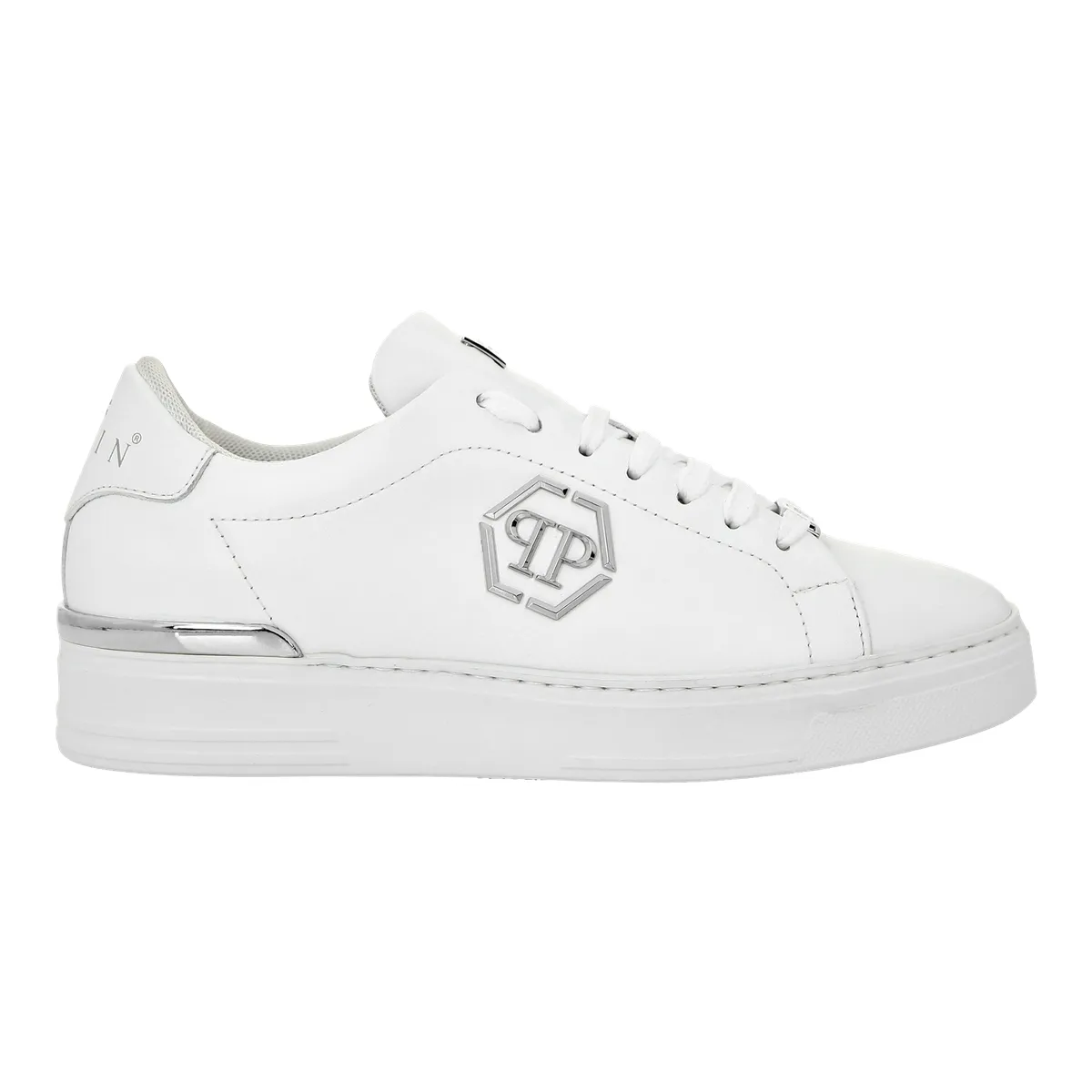 Leder Low-Top Mode Sneaker