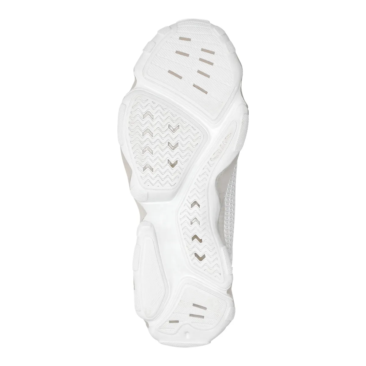 Weiße Stretch-Strick-Low-Top-Laufschuhe
