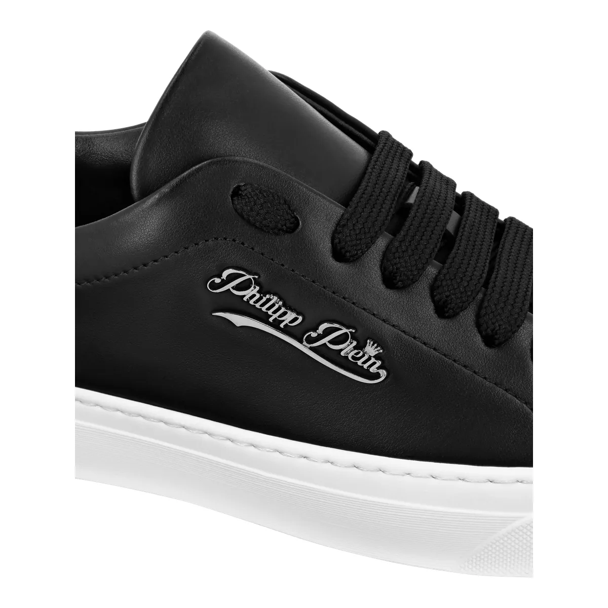 Signatur Leder-Sneakers