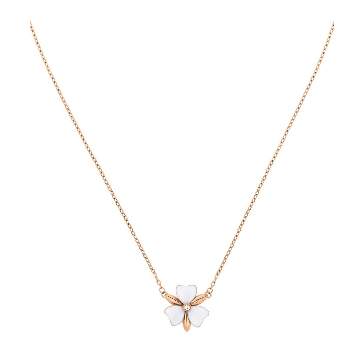Elegante Halskette mit Blumenanhänger