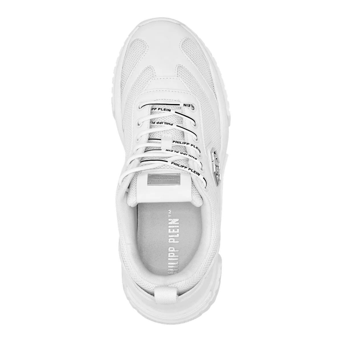 Weißer Damen Sneaker mit klobiger Sohle