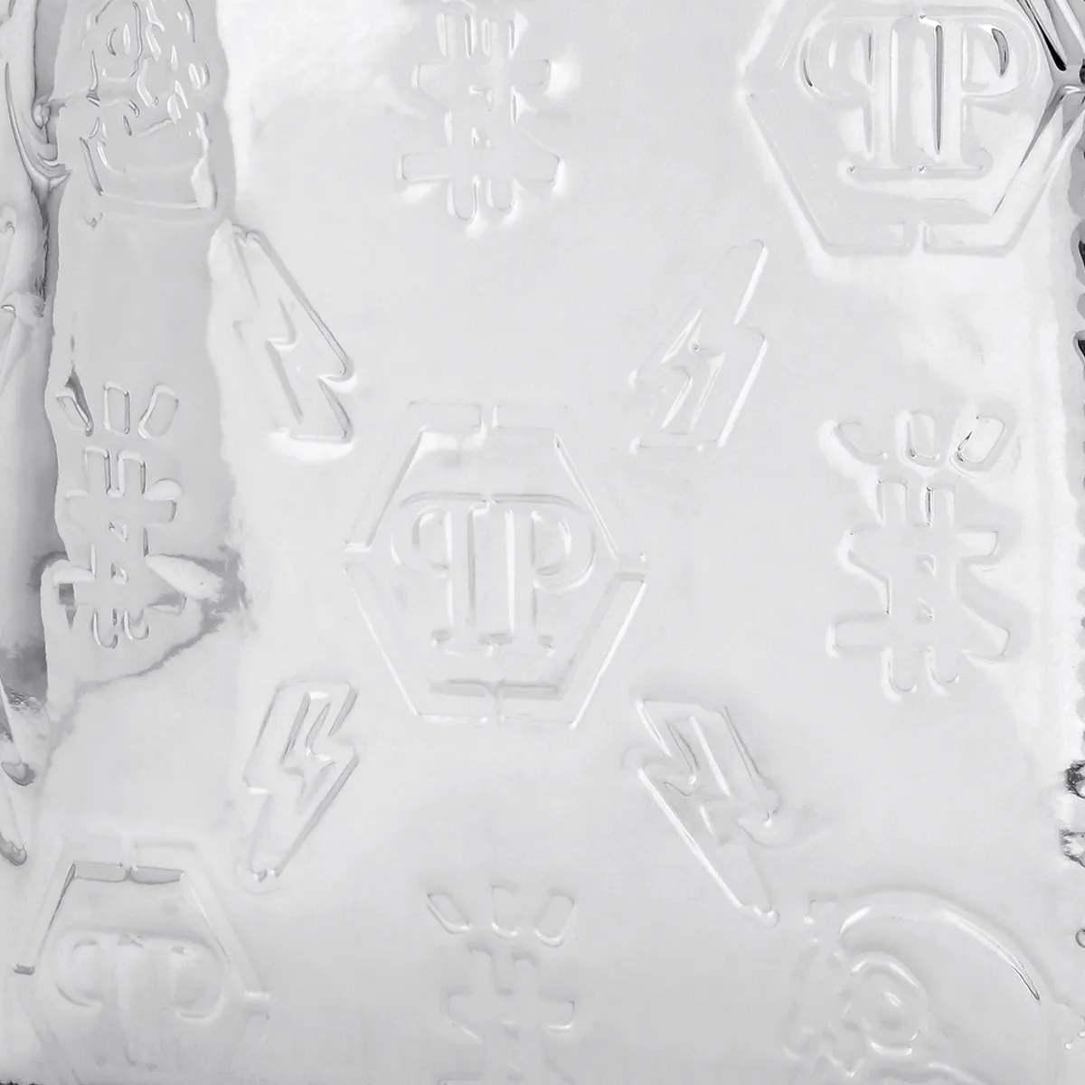 Silberne Monogramm geprägte Bifold Geldbörse