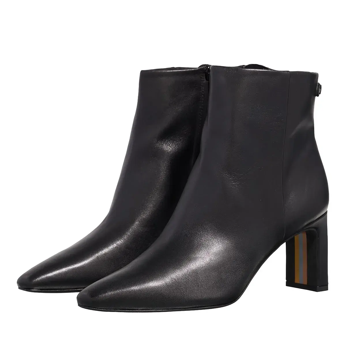 Elegante Stiefeletten aus Leder mit spitzer Zehe
