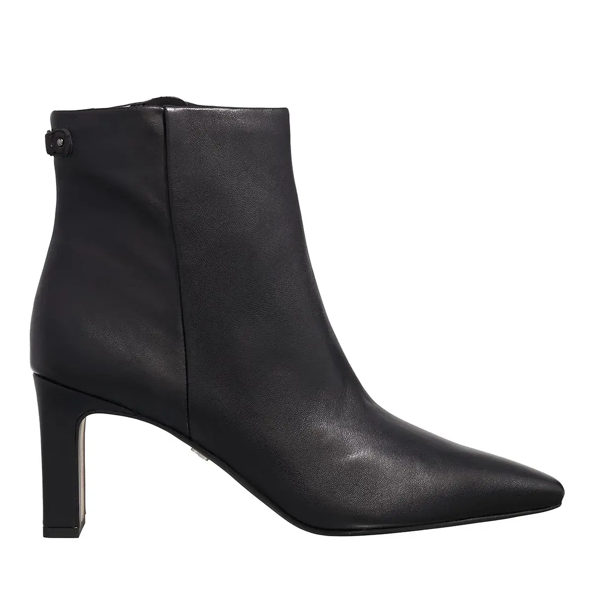 Elegante Stiefeletten aus Leder mit spitzer Zehe
