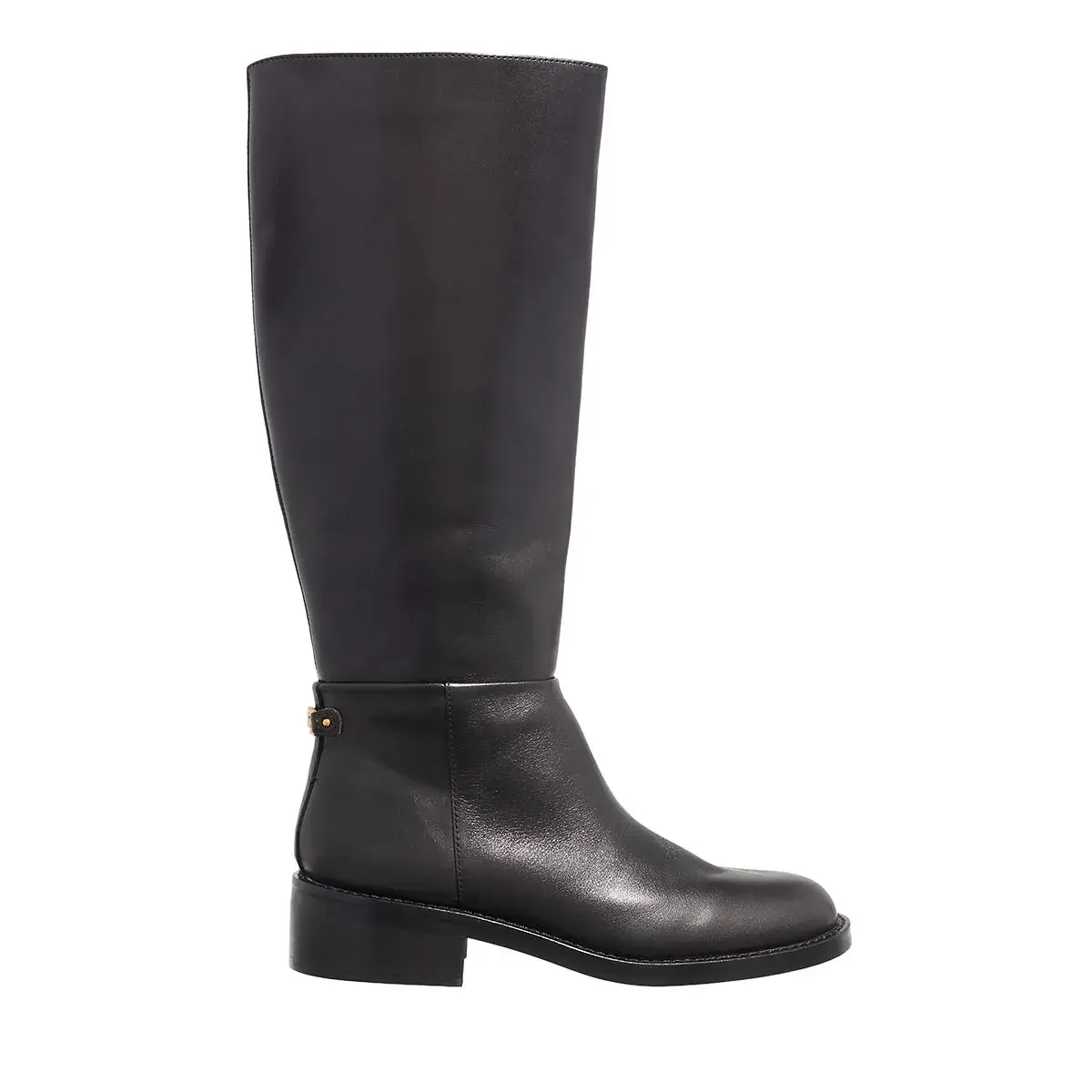 Klassische kniehohe Lederstiefel