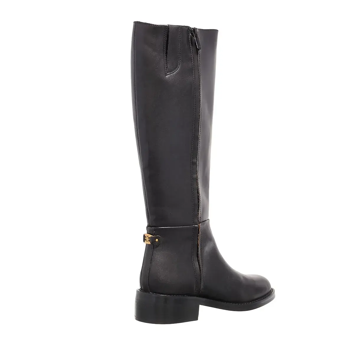 Klassische kniehohe Lederstiefel
