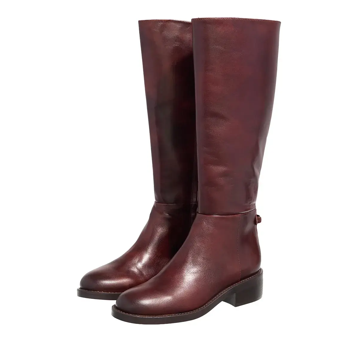 Zeitlose Kniehohe Lederstiefel
